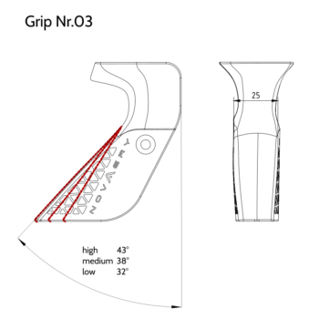 grip Nr. 3 angle grip Nr. 3 angle